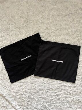 Authentic Saint Laurent Paris (YSL) Black Dust Bag